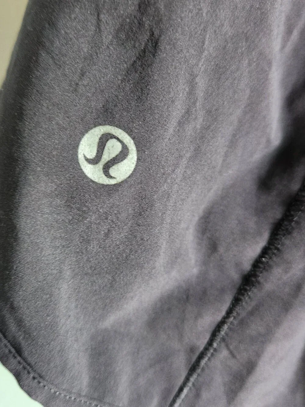 Lululemon Shorts Women's Black 2 Track That Short 5" Inseam Lined Gym Running - Picture 7 of 9